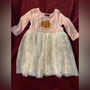 Lilt Glittery Pink and Gold Pumpkin Top